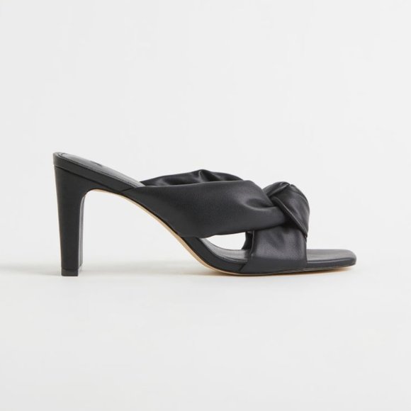 H&M black puffy mules, EU 40 (~ US 9.5 / UK 7.5) - Picture 2 of 5